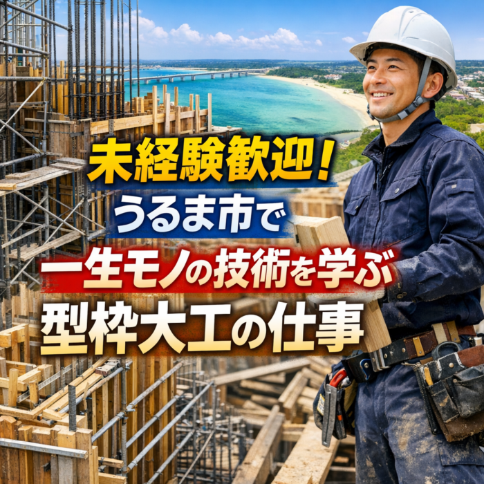未経験歓迎！うるま市で一生モノの技術を学ぶ型枠大工の仕事